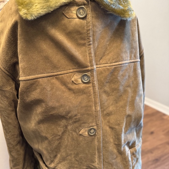 Dennis Basso Suede Coat - Picture 3 of 8